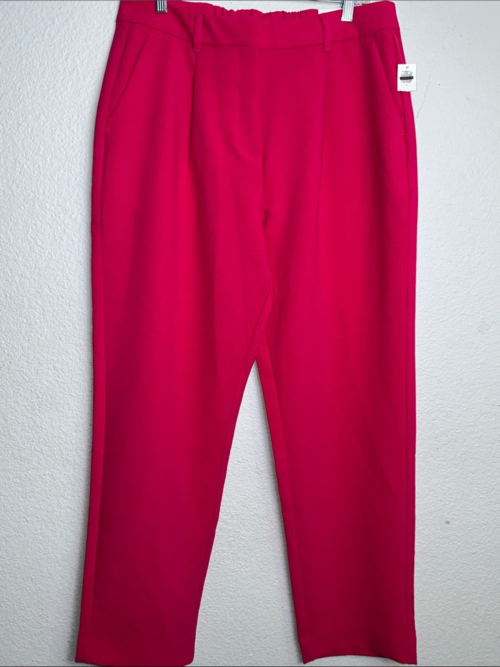 NEW Pink Taylor Trouser Extra High Rise Pant Old Navy Womens Size Large READ